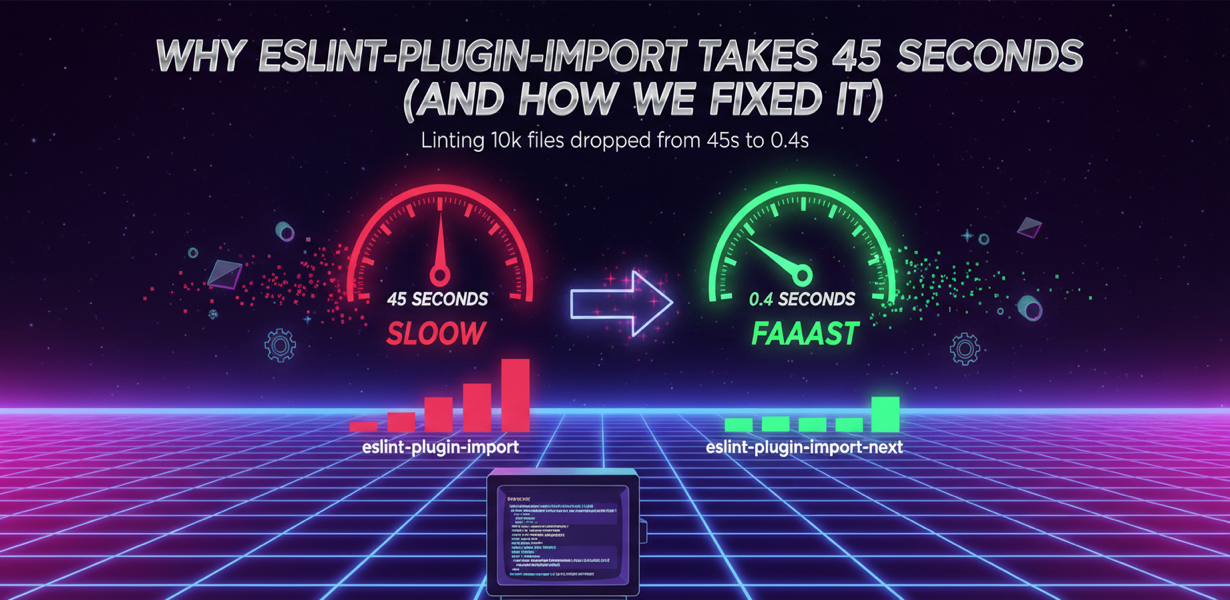 Post-Mortem: Why ESLint Performance Failed (And the 100x Fix)